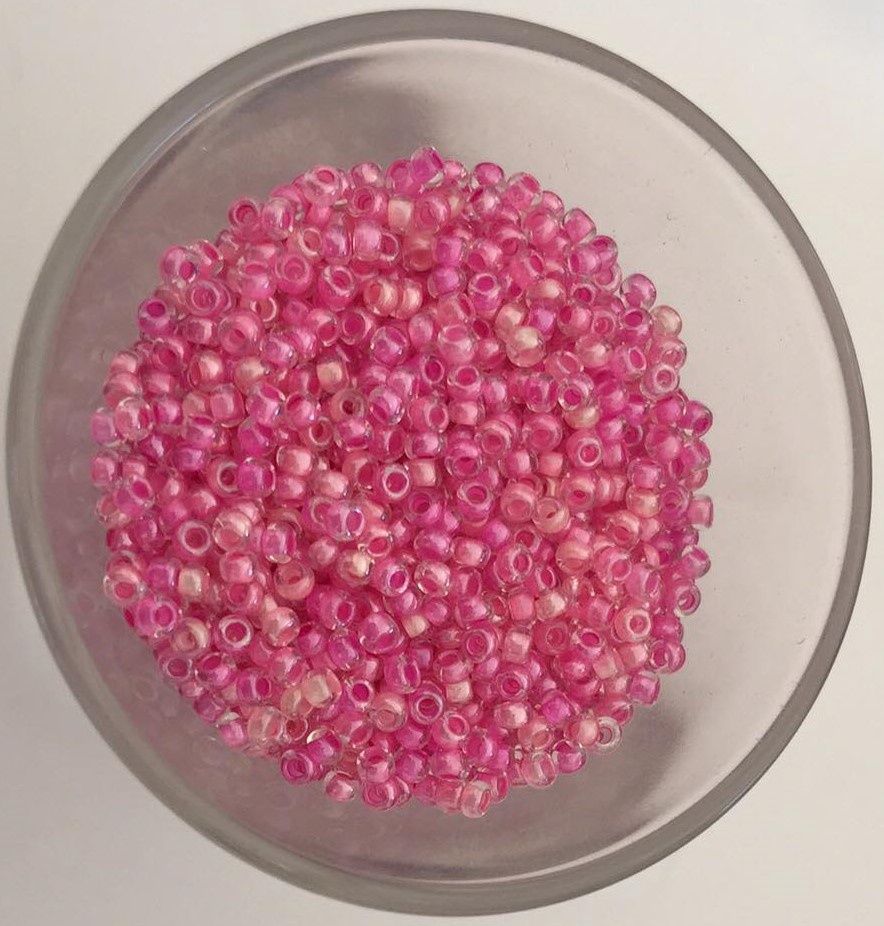 Seed Bead - Two-Tone Pink 11/0