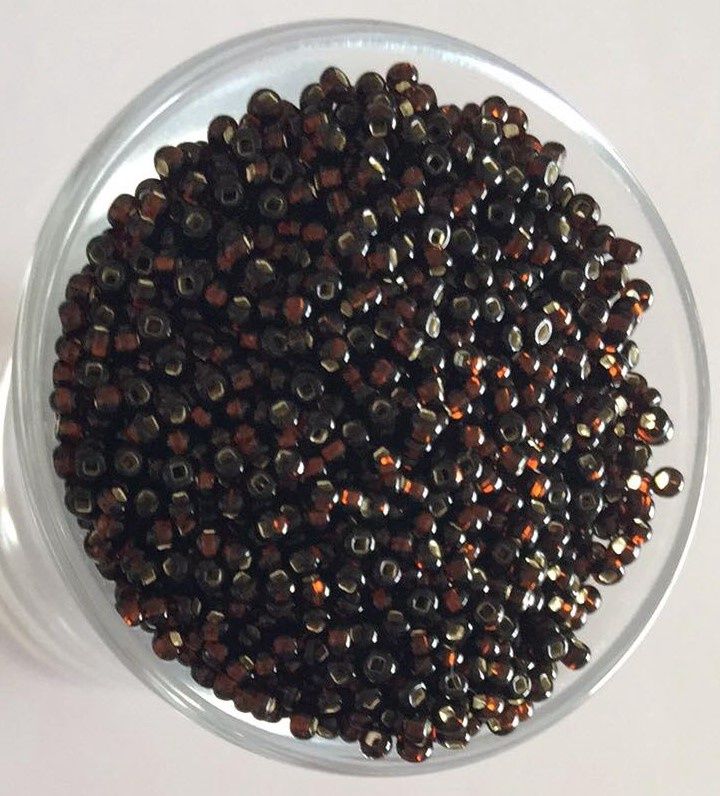 Seed Bead - SL Dark Brown 11/0