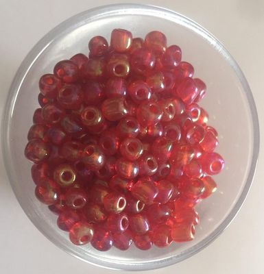 Seed Bead - Light Red AB 6/0