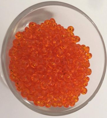 Seed Bead - Translucent Orange 8/0
