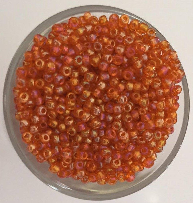 Seed Bead - Light Orange AB 11/0