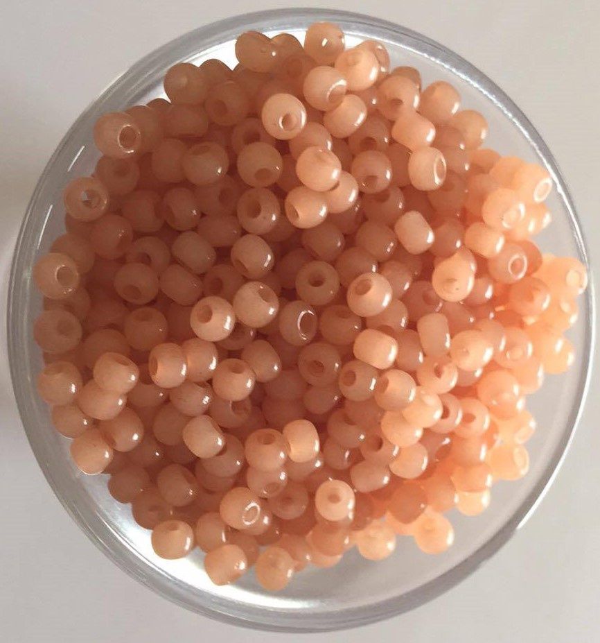 Seed  Bead - Milk Peach 8/0