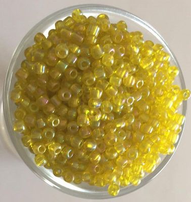 Seed Bead - Yellow AB 8/0