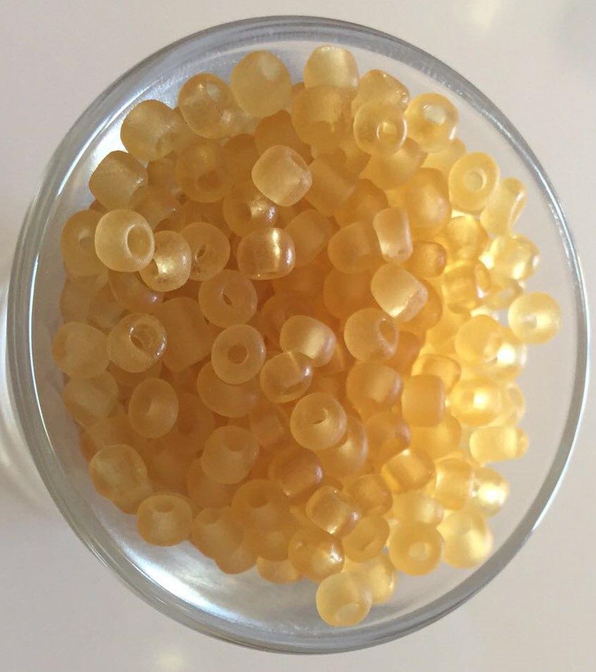 Seed Bead - Matte Amber 6/0