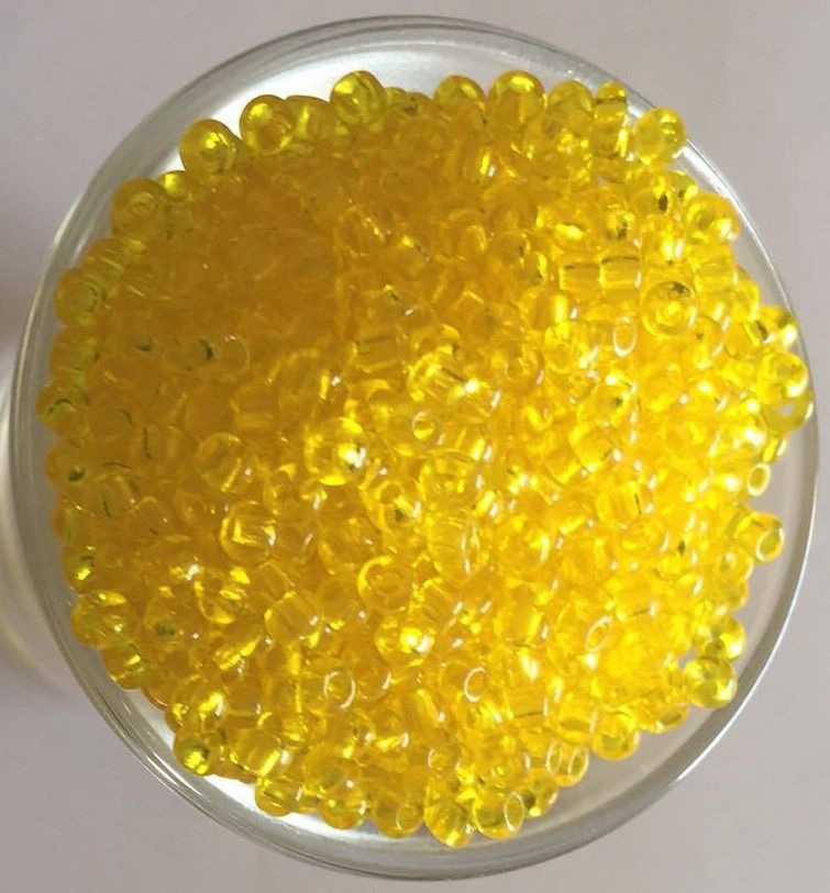 Seed Bead - Translucent Yellow 8/0