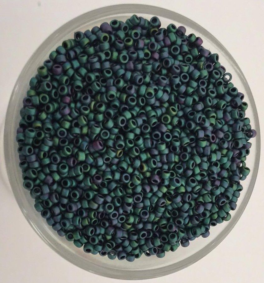 Seed Bead Toho - Aqua AB 15/0 (Per 5gm)