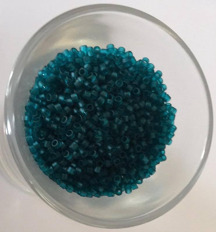 Seed Bead Delica - Matt Teal 15/0 (Per 5gm)