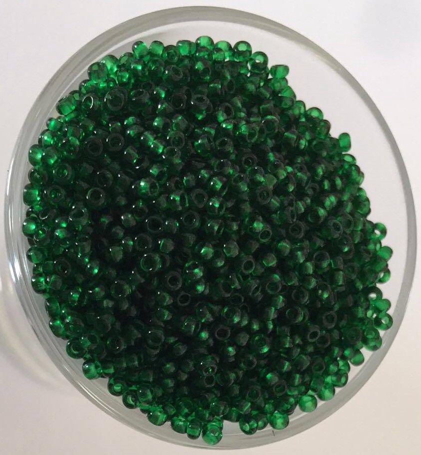 Seed Bead - Translucent Bright Green 11/0