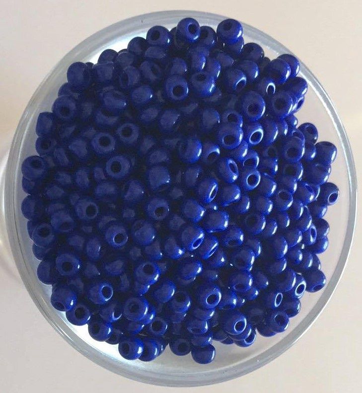 Seed Bead - Opaque Royal Blue 8/0