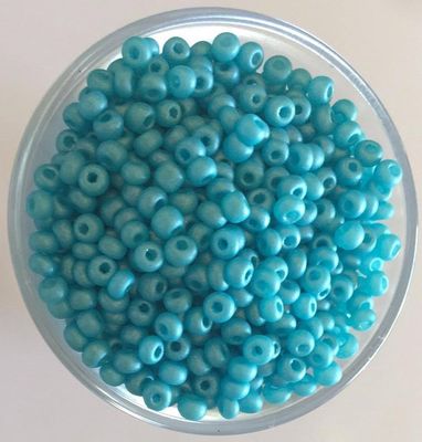Seed Bead - Matt Pearlised Aqua 8/0