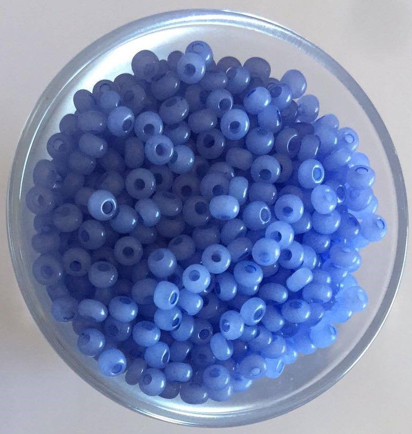 Seed Bead - Milk Blue 8/0