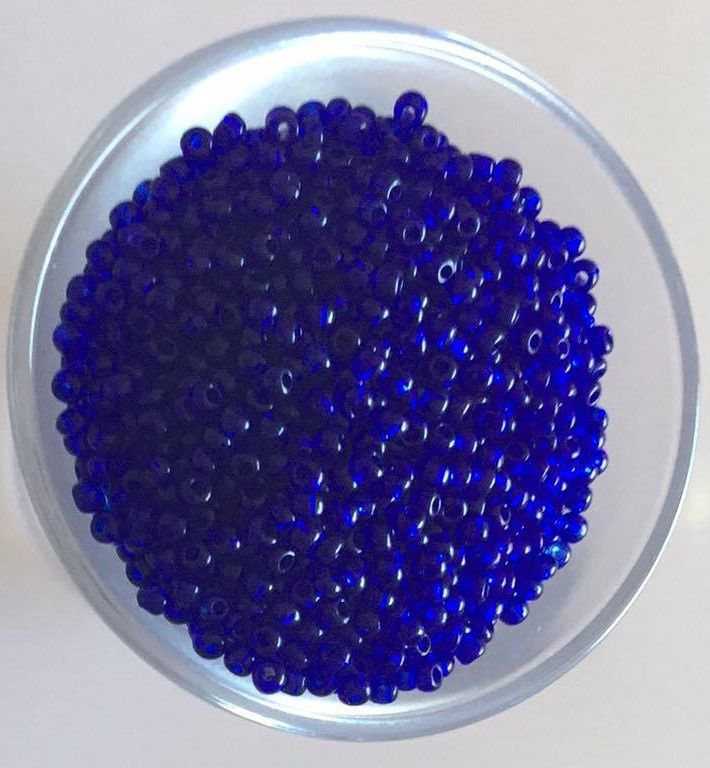 Seed Bead - Translucent Royal Blue 11/0