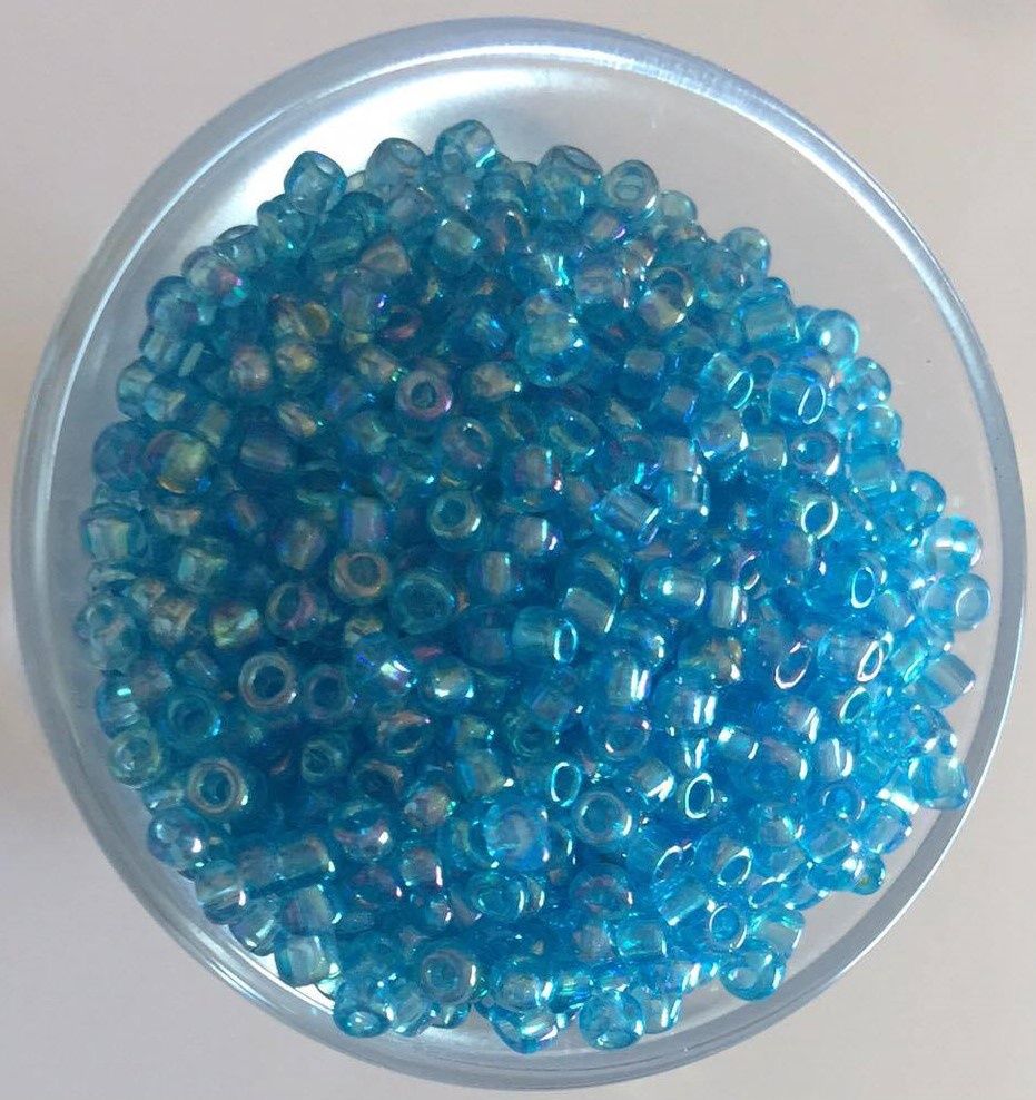 Seed Bead - Light Aqua AB 8/0
