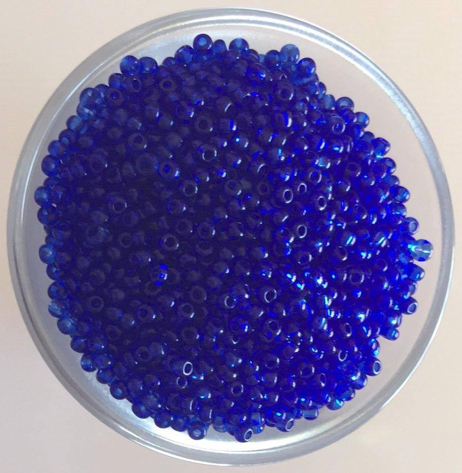 Seed Bead - Translucent Blue 11/0