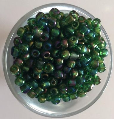 Seed Bead - Green Iris 5/0