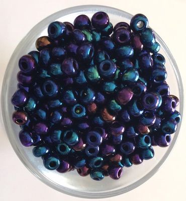 Seed Bead - Dark Blue AB 6/0