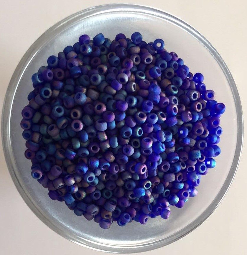 Seed Bead - Matte Light Blue AB 11/0