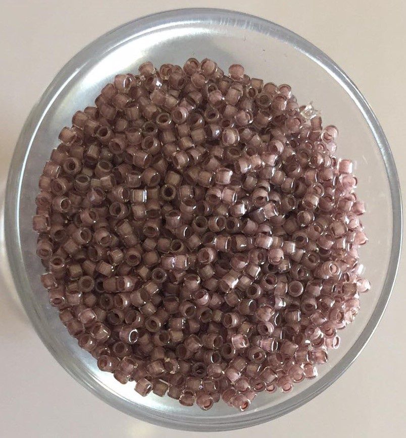 Seed Bead Delica - Opaque Antique Amethyst 15/0 (Per 5gm)