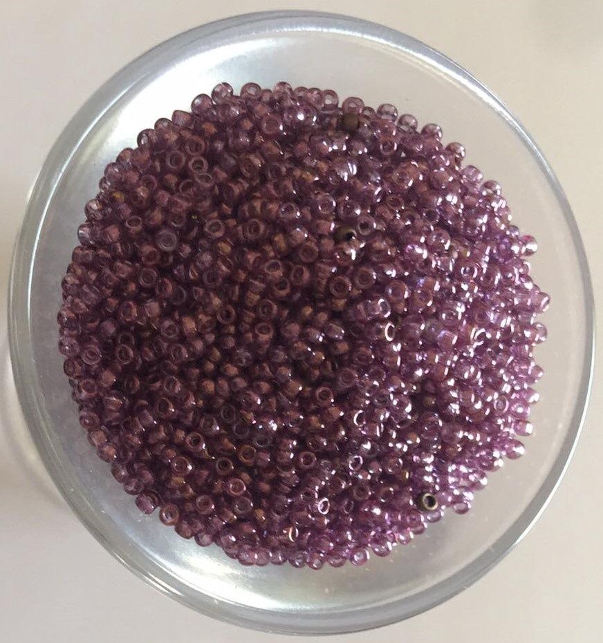 Seed Bead - Metalised Amethyst 16/0