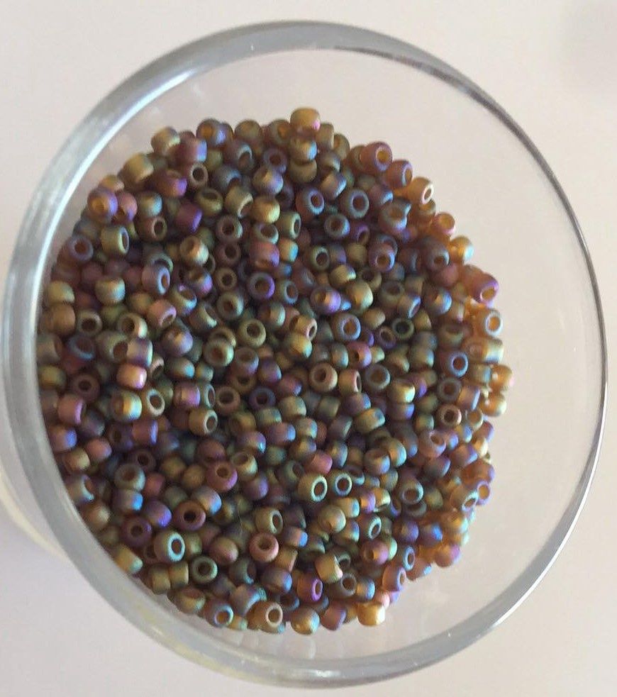 Seed Bead, Japanese - Matte Iris Mix 11/0 (Per 10gm)
