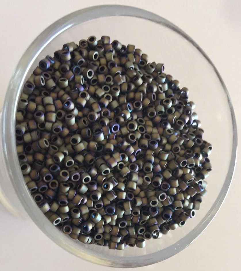 Seed Bead Delica - Titanium Iris Bronze 15/0 (Per 5gm)