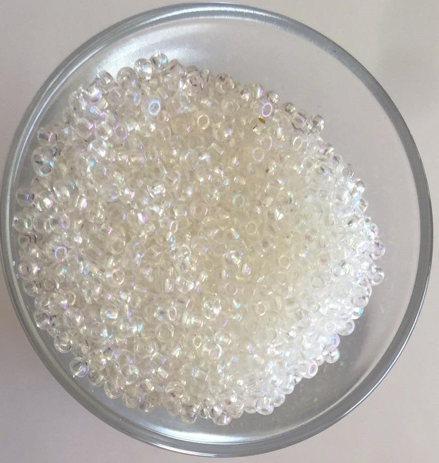 Seed Bead - Clear AB 11/0