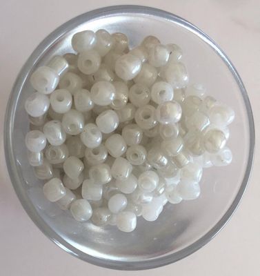 Seed Bead - White Lustre 6/0