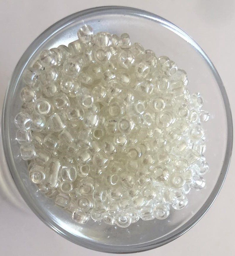 Seed Bead - Clear 8/0