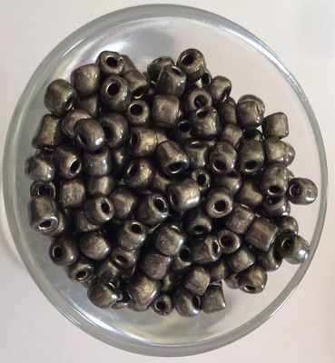 Seed Bead - Metallic Steel 6/0