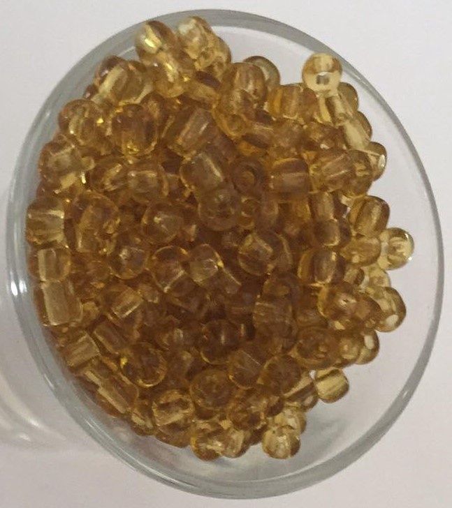 Seed Bead - Translucent Dark Amber 6/0