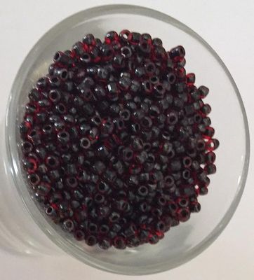 Seed Bead - Red, Black Lined 11/0