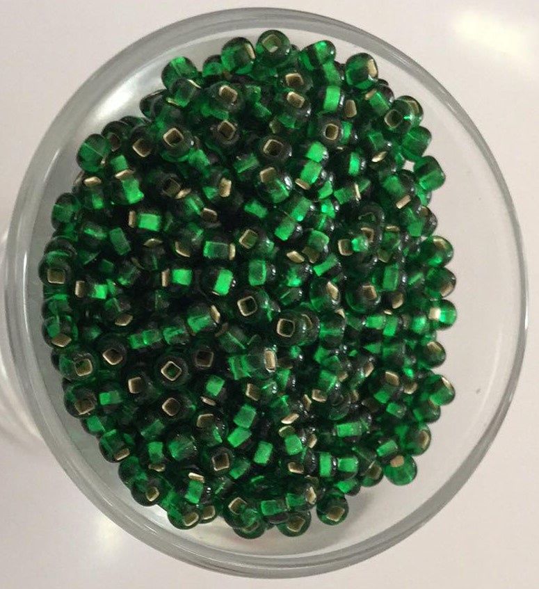 Seed Bead - SL Emerald Green 8/0