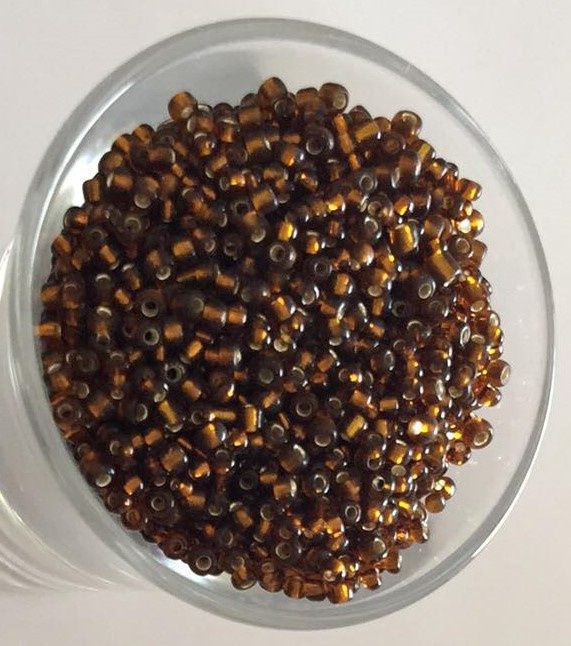 Seed Bead - SL Dark Amber 11/0