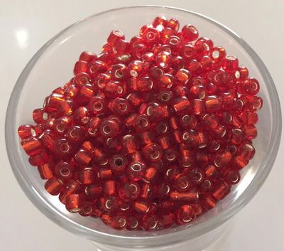 Seed Bead - SL Red 8/0
