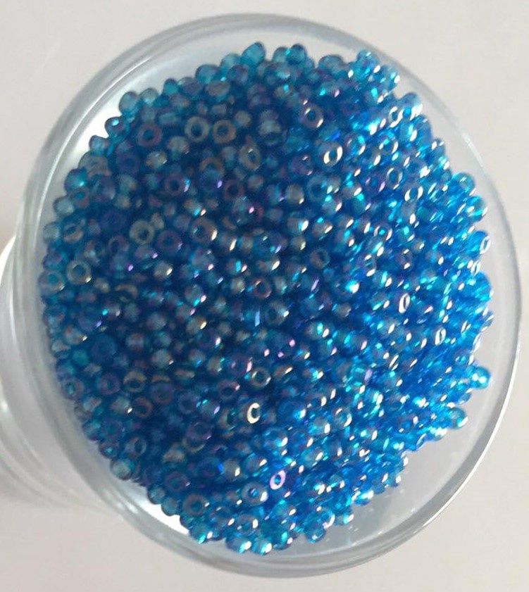 Seed Bead - Aqua Blue AB 11/0