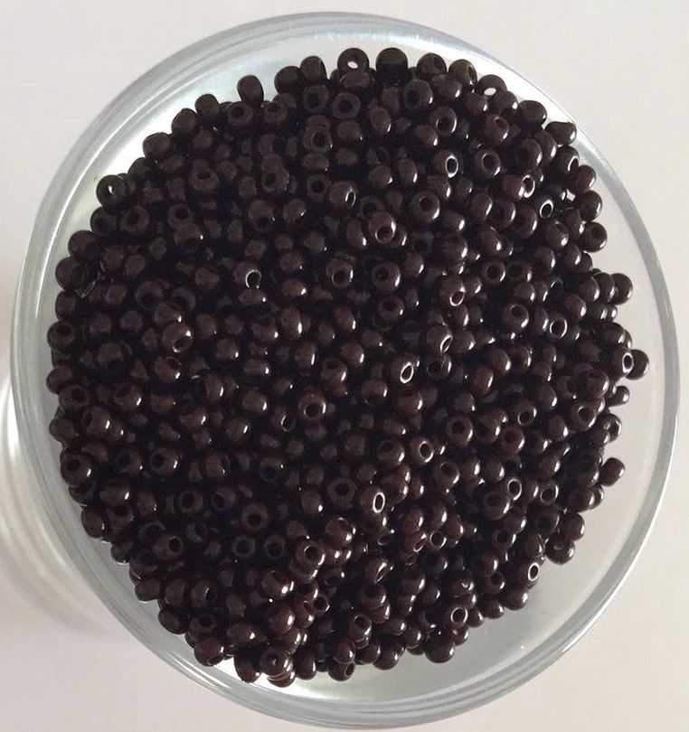 Seed Bead - Opaque Chocolate Brown 11/0