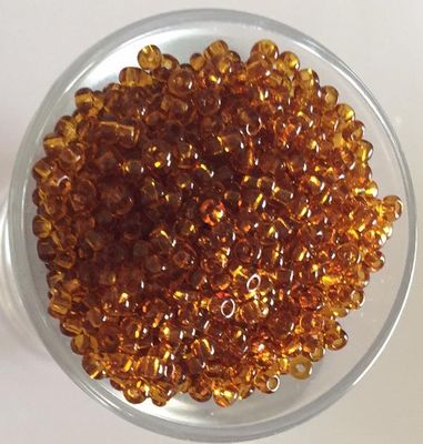 Seed Bead - Translucent Dark Amber 8/0