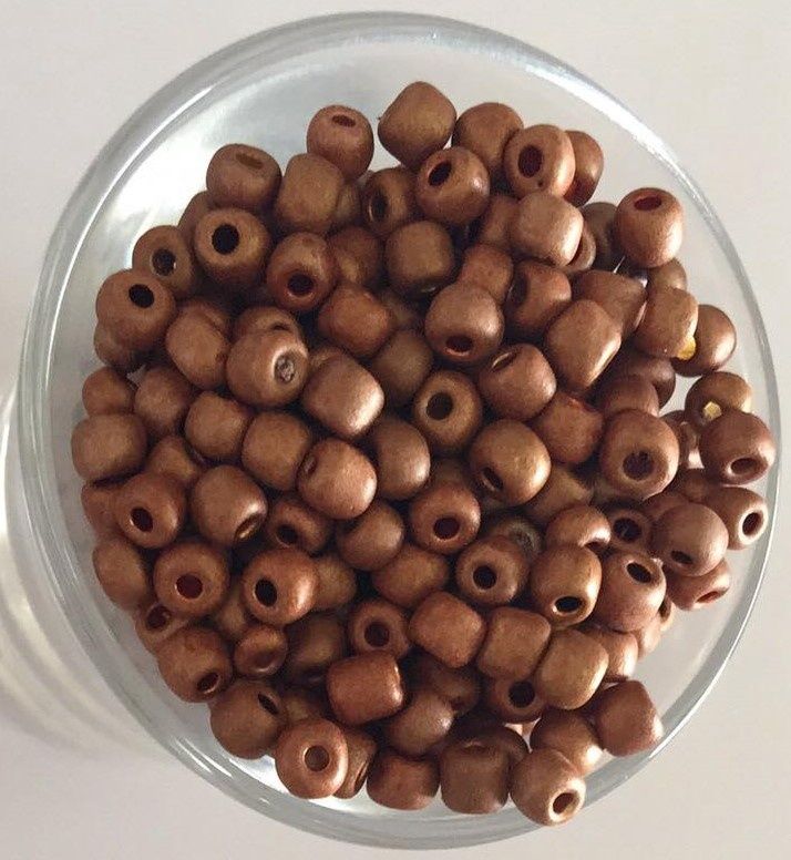 Seed Bead - Metallic Brown 8/0