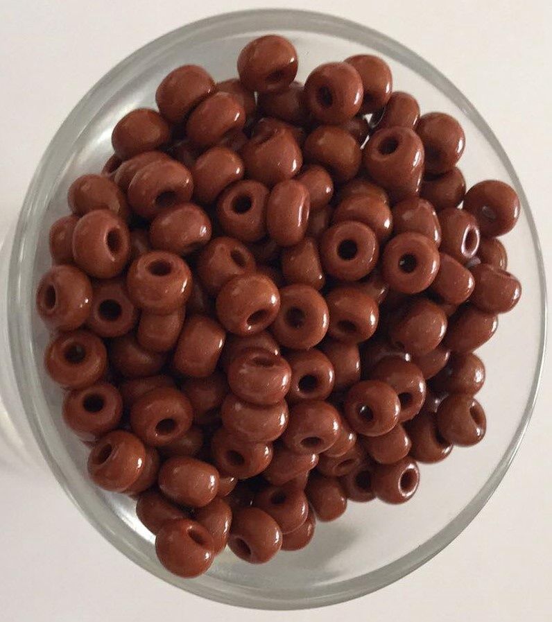 Seed Bead - Opaque Light Brown 5/0
