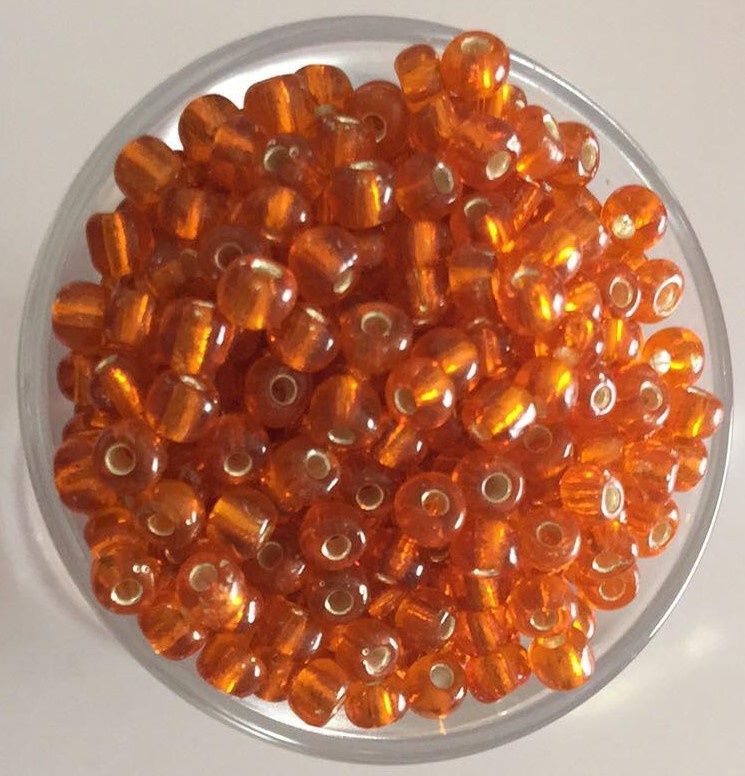 Seed Bead - SL Light Orange 5/0