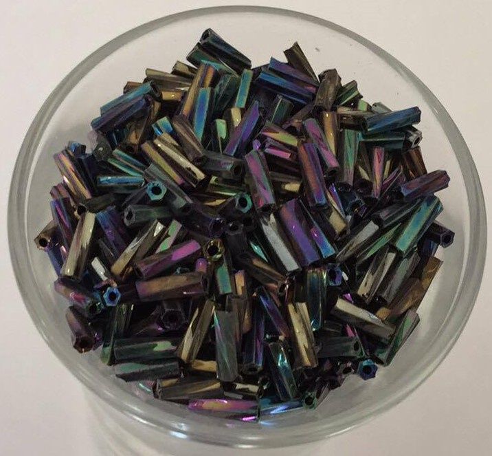 Bugle - Purple Iris Twist 6mm
