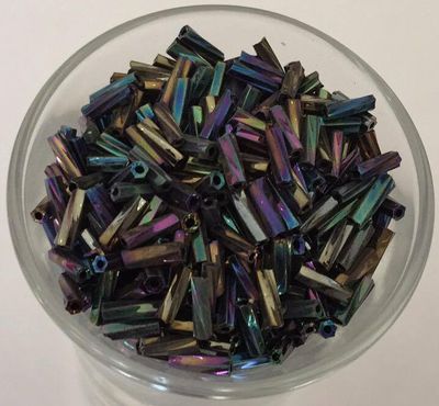 Bugle - Purple Iris Twist 6mm