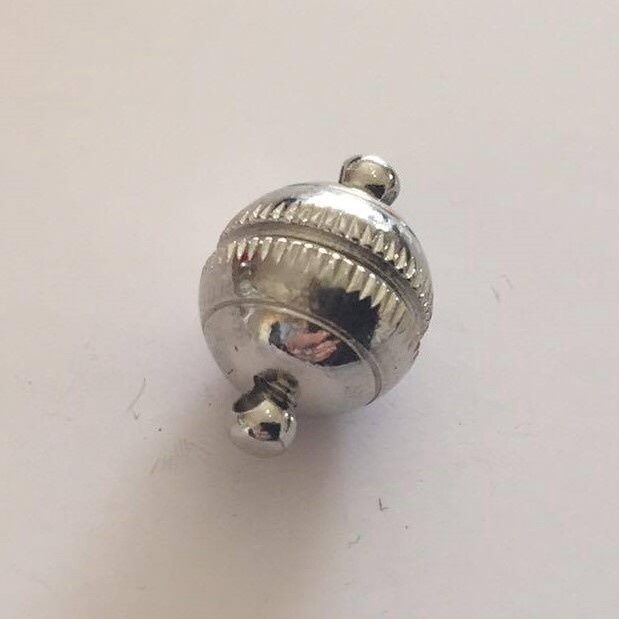 Magnetic Clasp - Silver 10mm