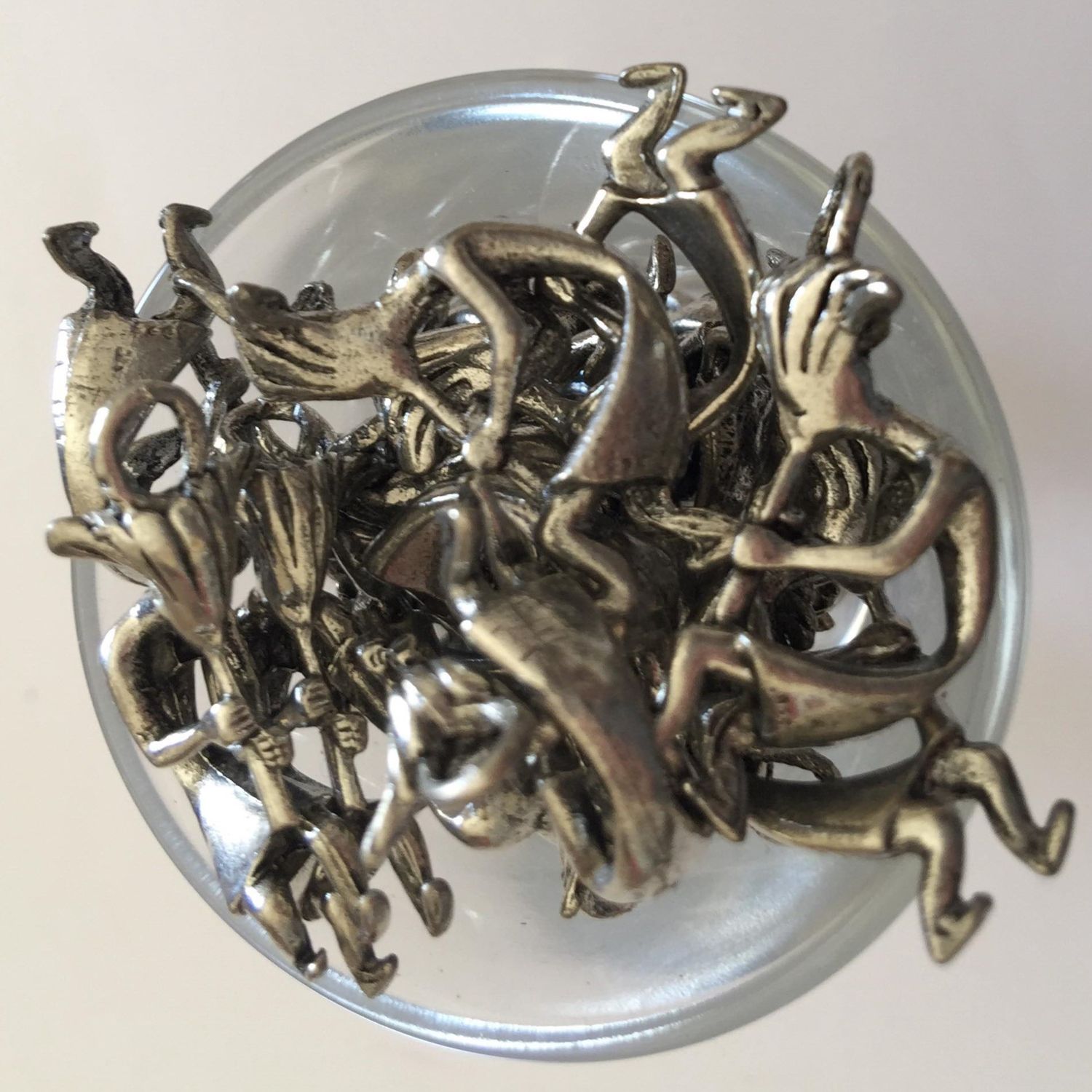 Kokopelli Charm - Silver 28mm