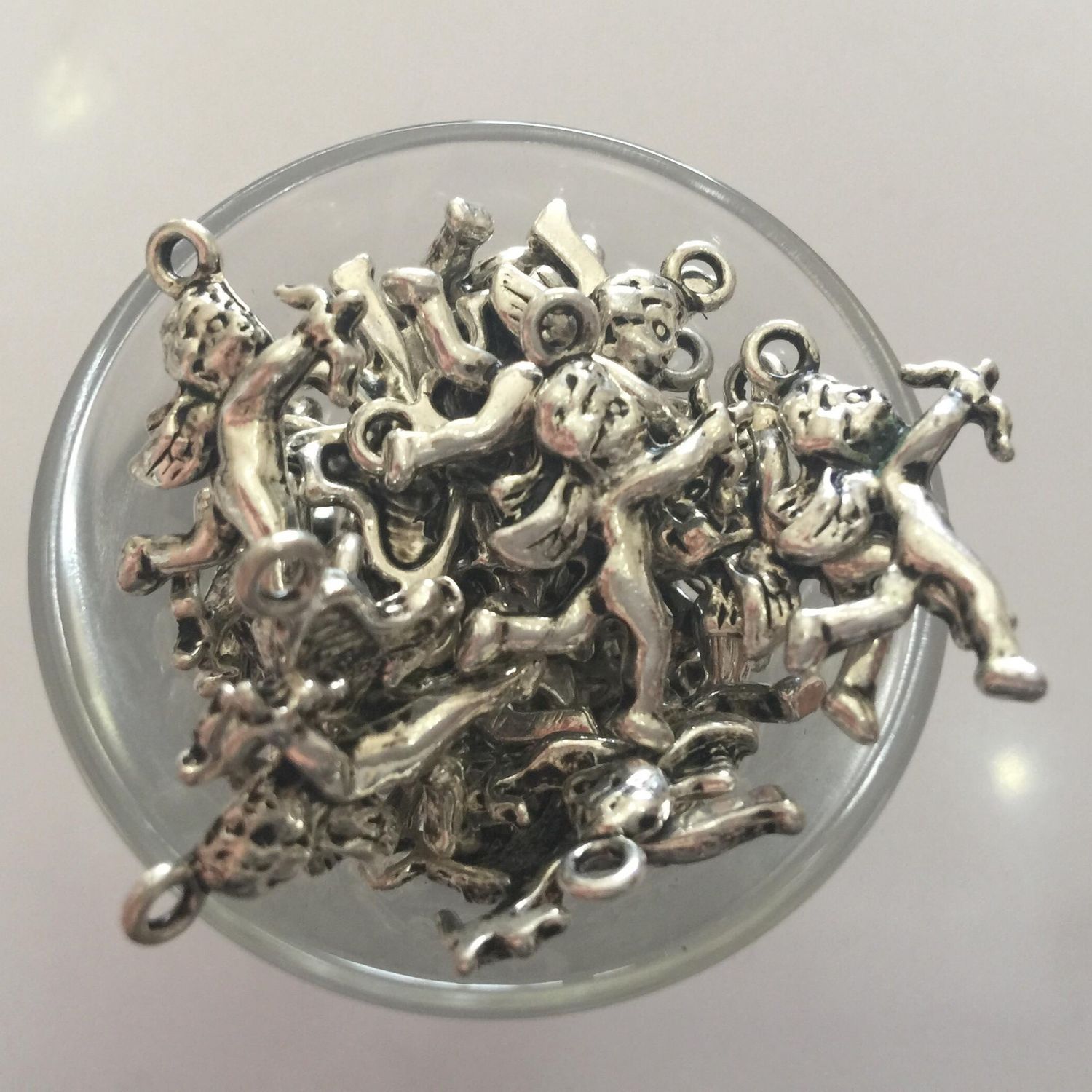 Cupid Charm - Silver 22mm