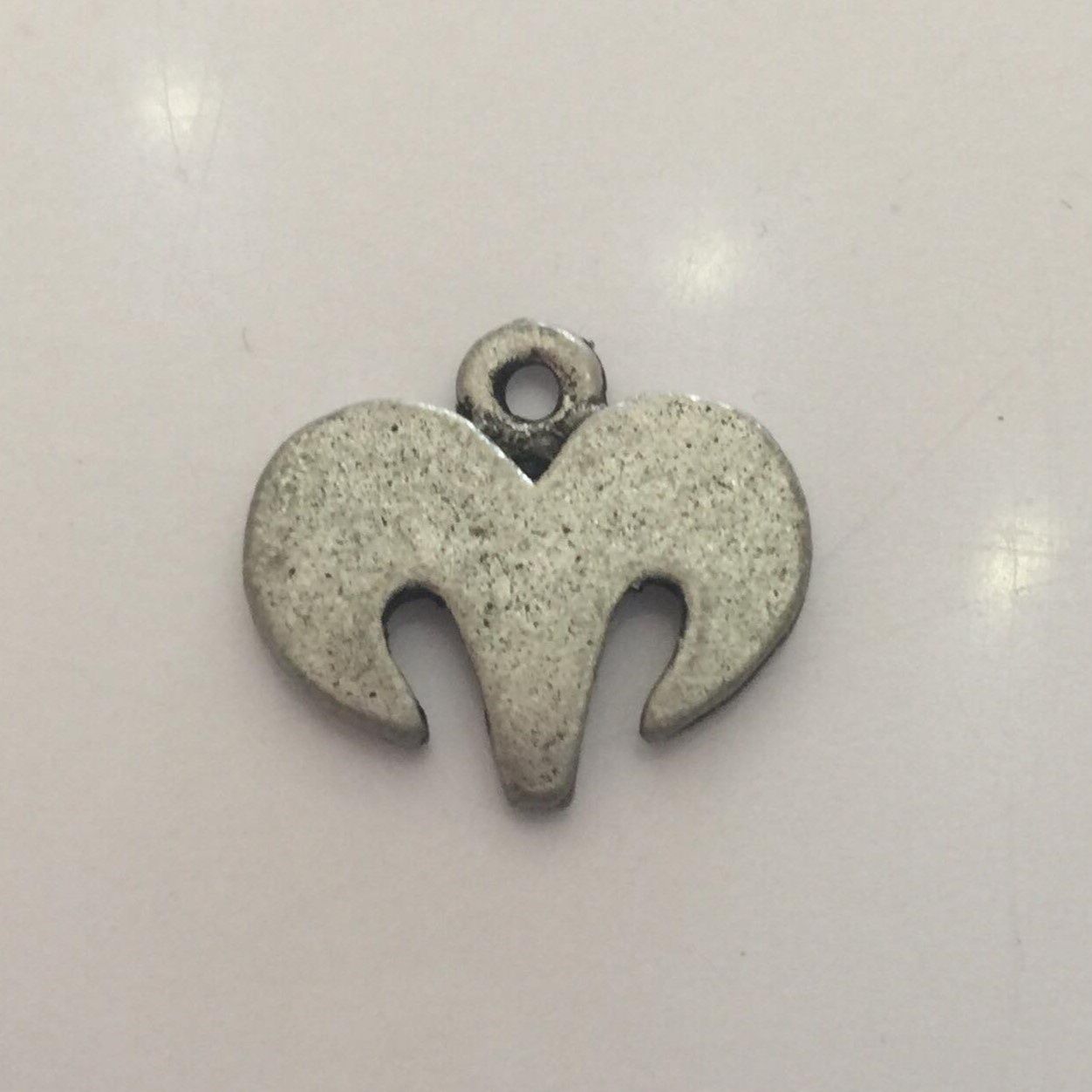 Aries Charm - Silver 15mm (21 Mar - 19 Apr)