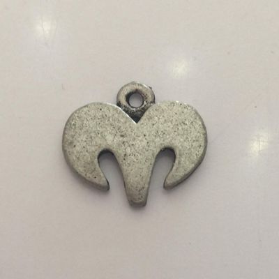 Aries Charm - Silver 15mm (21 Mar - 19 Apr)