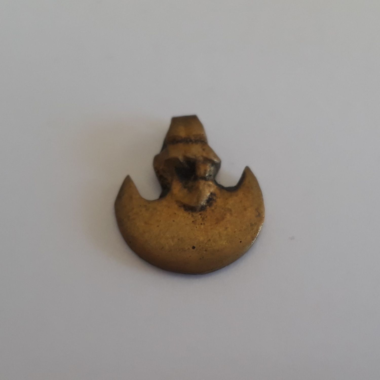 Naga Charm - Brass 15x14mm