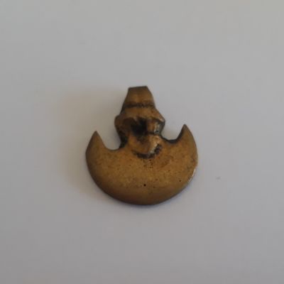 Naga Charm - Brass 15x14mm