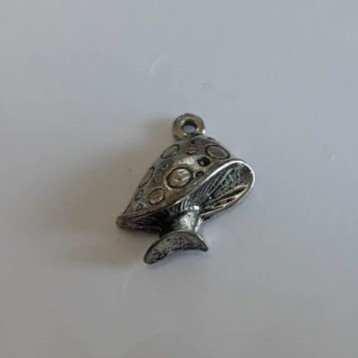 Mushroom Charm - Silver 17mm